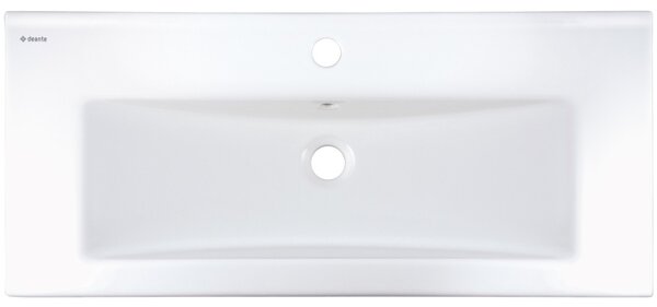 Deante Tubo, keramické umyvadlo na zapuštění 815x360x140 mm, bílá lesklá, DEA-CTU_638M