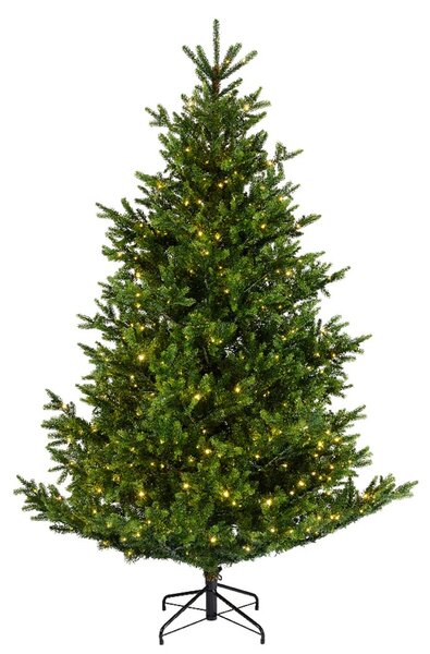 Umělý vánoční stromeček Nordmann 240 cm s LED osvětlením - 231 - 260 cm - Zelené stromky