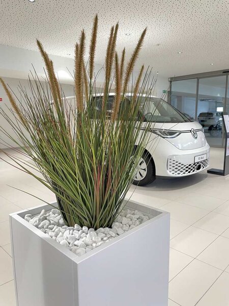 Umělá tráva Pennisetum 85 cm – v květináči - 71 - 90 cm