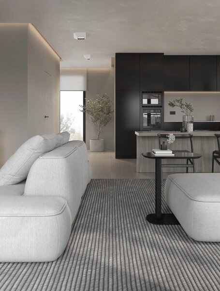 LED bílé designové stropní svítidlo Utopia – Bílá