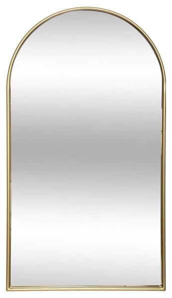 Velké nástěnné zrcadlo JOYCE ve zlatým rámu, 60 x 106 cm