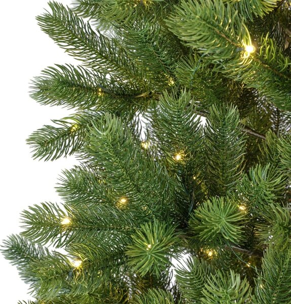Umělý vánoční stromek Kenmore 210 cm – s LED osvětlením - Zelené stromky