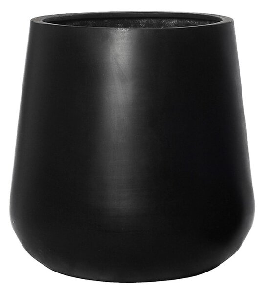 Dekorativní květináč Mia 40 cm černý – moderní design - Černá - 31 - 50 cm
