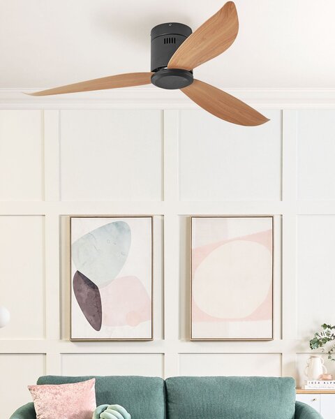 Stropní ventilátor MALAD s dálkovým ovládáním Černá
