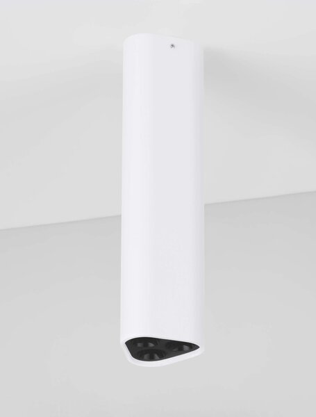 LED bílo-černé designové stropní svítidlo Etho 20 – Bílá