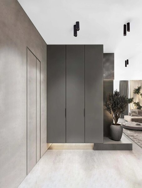 LED černé moderní stropní svítidlo Etho – Černá