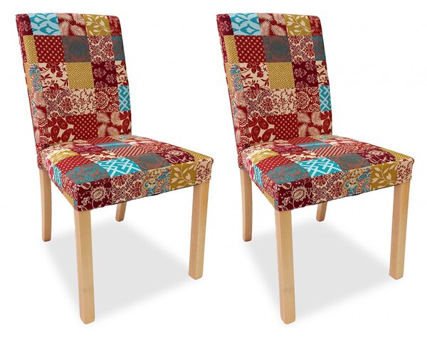 2ks barevné čalouněné židle Sylva MOES-AKD0003G