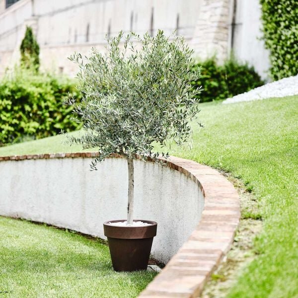 Antracitový dekorativní květináč Gigantus 50 cm – moderní doplněk - Antracit - 31 - 50 cm