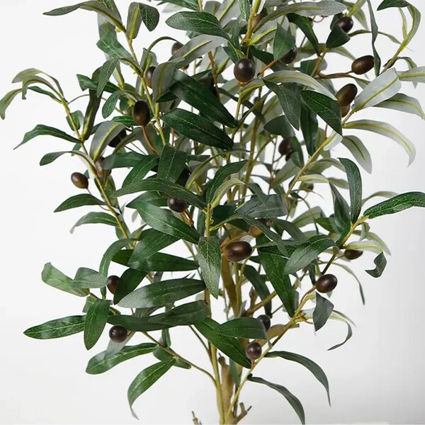Umělý olivovník 110 cm v květináči – středomořská elegance - 91 - 120 cm