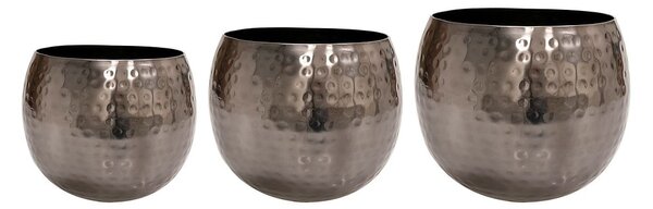 Stříbrný dekorativní květináč Kilian 17x16 cm – elegantní doplněk