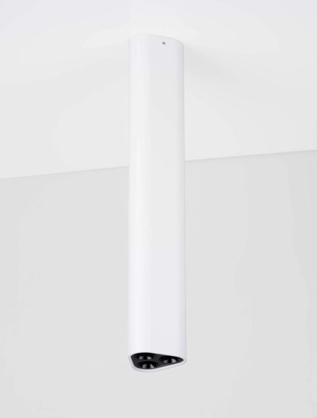 LED bílo-černé designové stropní svítidlo Etho 30 – Bílá