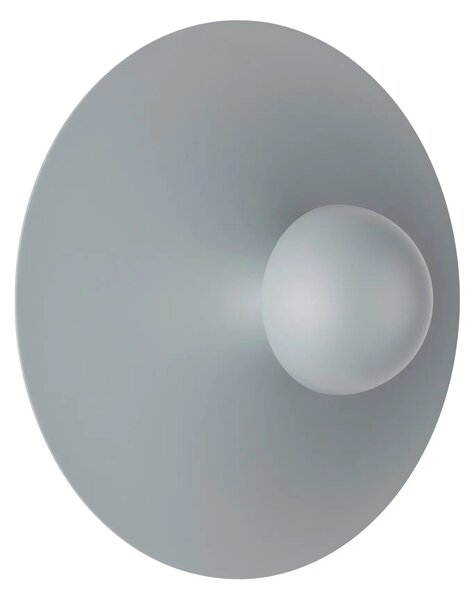 LED bluish šedé nástěnné svítidlo Edem – Šedá