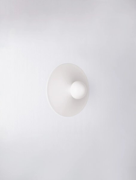 LED bílé nástěnné svítidlo Edem – Bílá