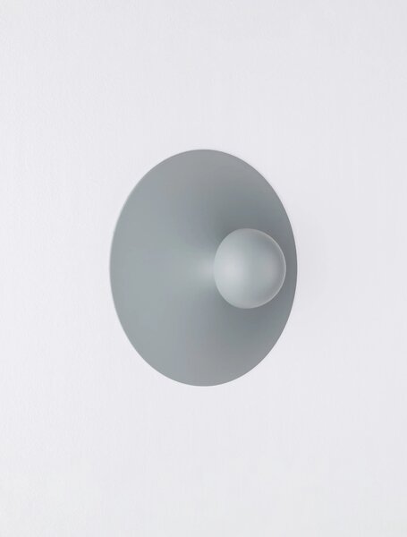 LED bluish šedé nástěnné svítidlo Edem – Šedá