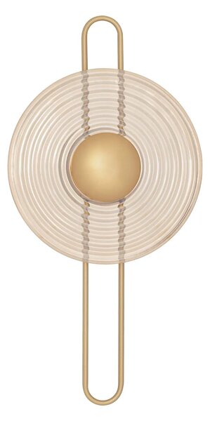 LED zlato-amber nástěnné svítidlo Nous 9W