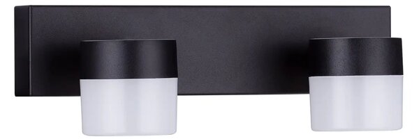 LED černé nástěnné svítidlo Teko 11W