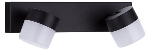 LED černé nástěnné svítidlo Teko 11W