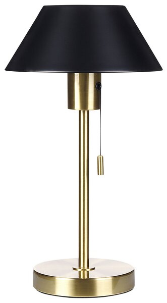 Stolní lampa CAPARO Kov Černá/Zlatá