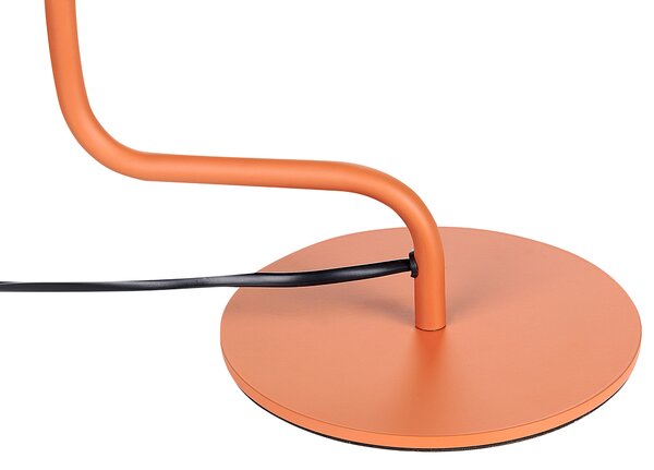 Stojací lampa RIMAVA Nastavitelná Kov Oranžová