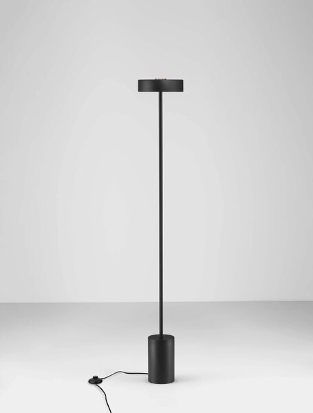 LED černá stojací lampa Thea