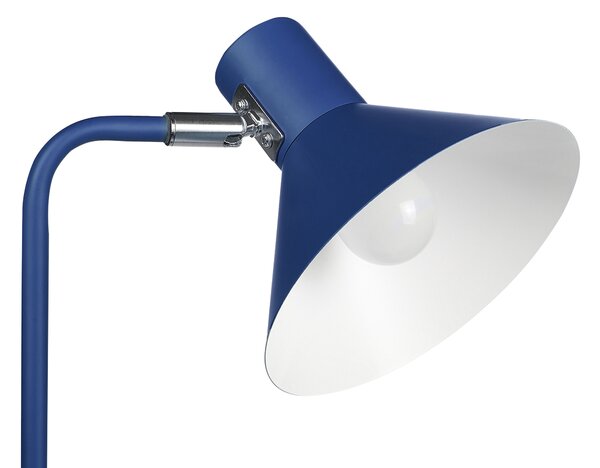 Stojací lampa RIMAVA Nastavitelná Kov Modrá
