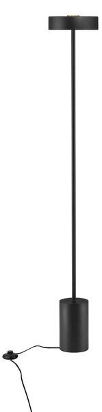 LED černá stojací lampa Thea