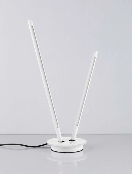 LED stmívatelná bílá stolní lampa Intec