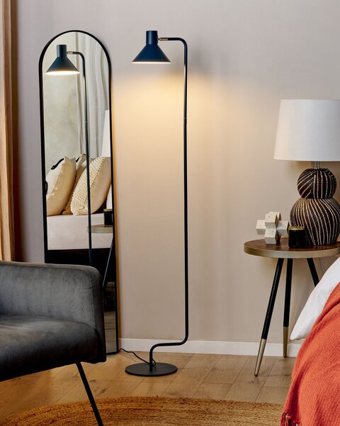 Stojací lampa RIMAVA Nastavitelná Kov Modrá