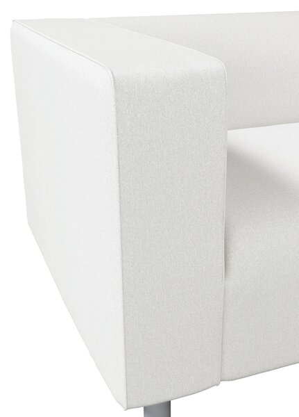 Potah na pohovku IKEA Klippan 2-místná barva krémová látka pletený vzor