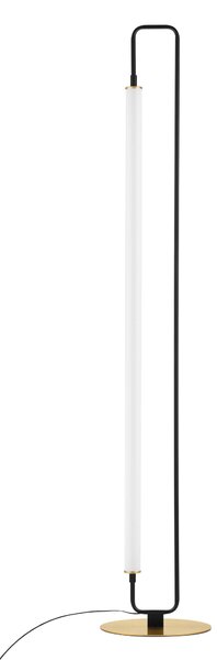 LED černá stojací lampa Wetro 32W