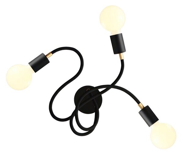 Creative cables Flex 60, flexibilní nástěnné nebo stropní svítidlo, se závitem G95 Barva: Matná měď