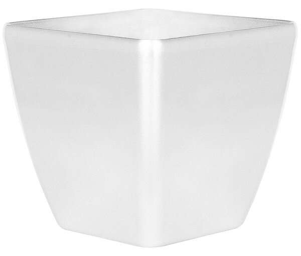 Sada 2 květináčů ASTRAS 42 cm Stříbrná