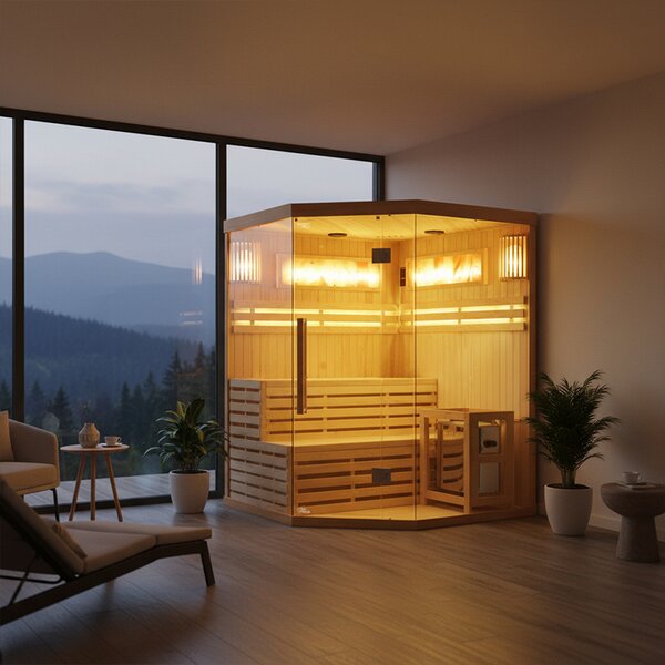 BPS-koupelny Finská sauna KEMI4 150x150, 4-5 osob