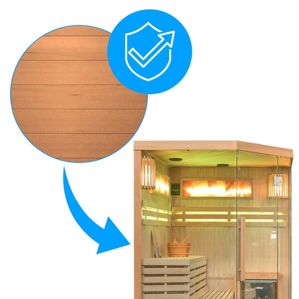 BPS-koupelny Finská sauna KEMI4 150x150, 4-5 osob