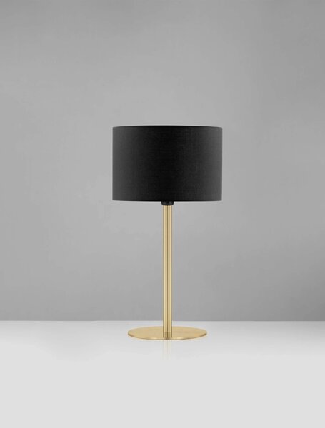 LED černo-zlatá stolní lampa Sibnia
