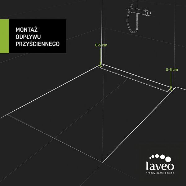 Laveo Basso, lineární odtok s mřížkou 50 cm, zlatá, LAV-COB_851D