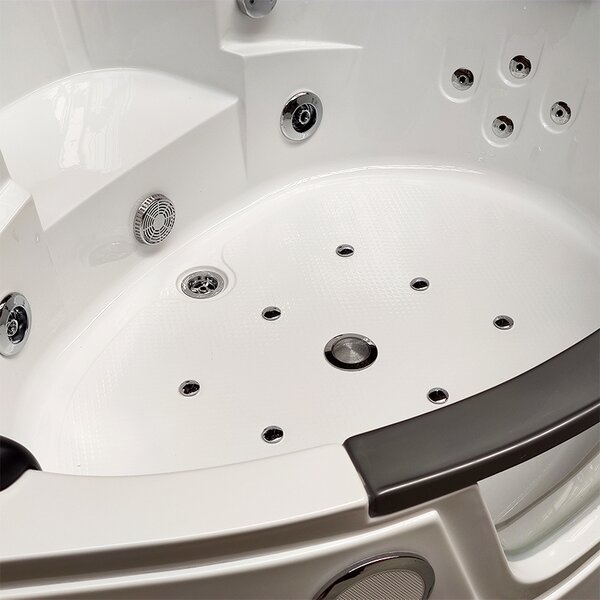 BPS-koupelny Hydromasážní vířivá vana Orino 632 135x135 s ohřevem vody