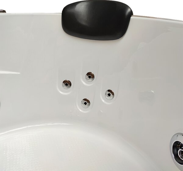 BPS-koupelny Hydromasážní vířivá vana Orino 632 135x135 s ohřevem vody