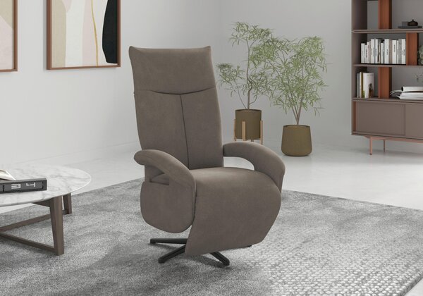 RELAXAČNÍ KŘESLO, textil, jílová barva Sit & More - Online Only křesla & taburety, Online Only