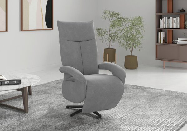 RELAXAČNÍ KŘESLO, textil, šedá Sit & More - Online Only křesla & taburety, Online Only