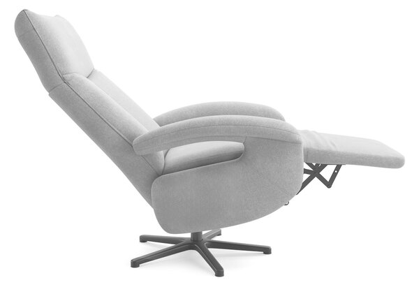 RELAXAČNÍ KŘESLO, textil, šedá Sit & More - Online Only křesla & taburety, Online Only