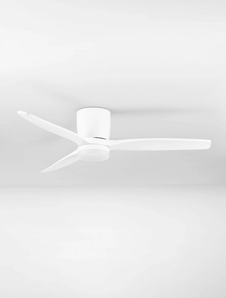 LED bílé designové stropní svítidlo Aloa s dálkovým ovládáním – Bílá
