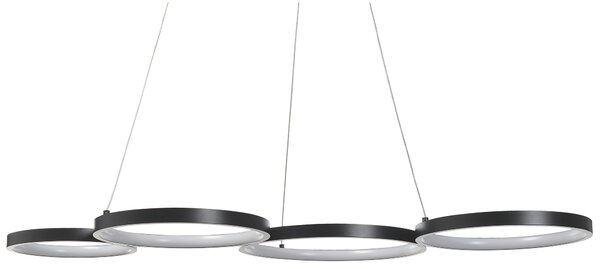 LED závěsná lampa PIBOR Kov Černá