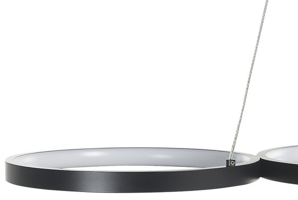 LED závěsná lampa PIBOR Kov Černá