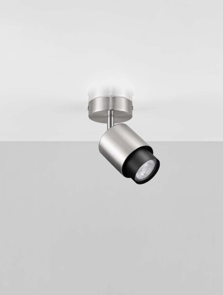 Nikl designové stropní svítidlo Ison – Šedá