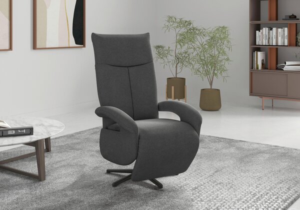 RELAXAČNÍ KŘESLO, textil, tmavě šedá Sit & More - Online Only křesla & taburety, Online Only