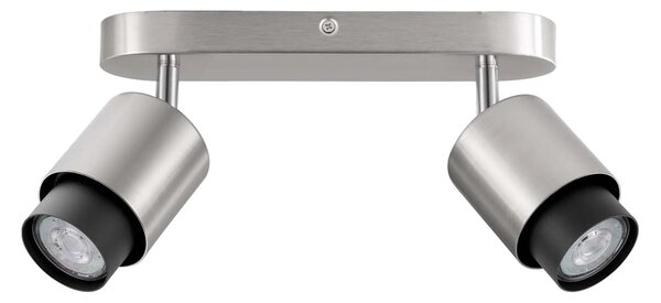 LED nikl designové stropní svítidlo Ison 2 – Šedá