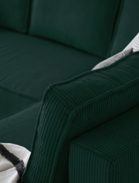 SEDACÍ SOUPRAVA, textil, tmavě zelená MID.YOU - Sedací soupravy, Online Only