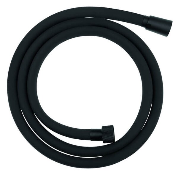 Laveo Pretto, silikonová sprchová hadice 150 cm, černá, LAV-CRP_74PD