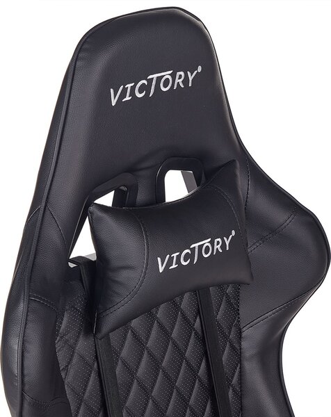 Herní křeslo VICTORY Umělá kůže Černá